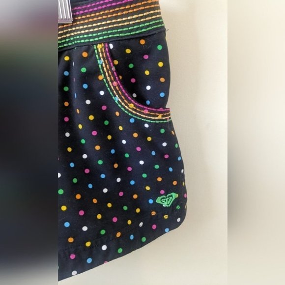 Roxy Shorts Colorful  Poka Dots Y2K - Picture 4 of 6